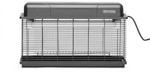 HENDI Insektenvernichter, Insektenkiller, Insektenfanggerät, Wasserdicht, Inkl. Kettenaufhängung und 2 UV-A Lampen, 230V, 40W, 510x105x(H)315mm, ABS Kunststoff