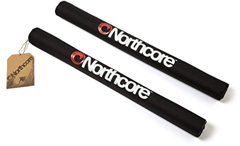 Northcore Surfing and Watersports Accessories - Roof Rack Bar Pads - 'Wide Load' 72cm - Waterproof Sprayproof