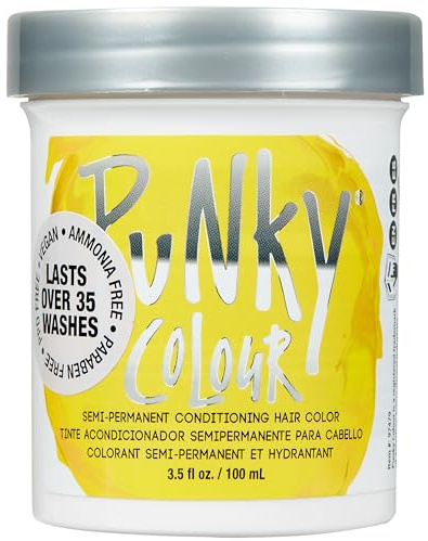 JEROME RUSSELL Punky Color Semi-Permanent Conditioning Hair Color - Bright Yellow