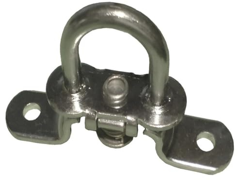 FKAnhängerteile 5 Stück - Drehverschluss für Ovalösen - verzinkt - 42x22mm - Hoch
