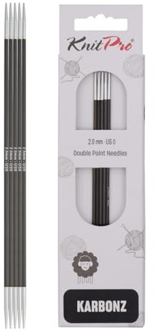 KnitPro Karbonz Nadelspiele 6 (15cm) | 2mm