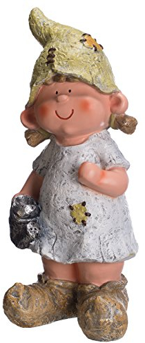 Figura gigante con gnomo finemente lavorato, NF87119 attirerà l'attenzione nel vostro giardino, altezza 55 cm, statuetta decorativa per interni ed esterni, poliresina, decorazione da giardino,