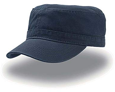 Atlantis Uniform Military Cap Chino Cotton - Navy - OS