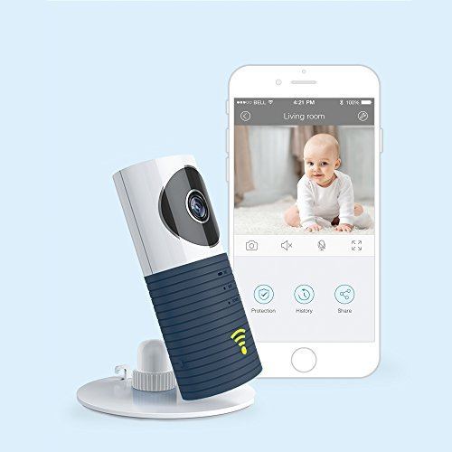 JTD ® Smart Wireless IP Wi-Fi DVR Security Surveillance Camera with Motion Detector Two-Way Audio & Night Vision Best Security Camera Baby Monitor for Your Baby, Home, Pet or Business (Space Grey)