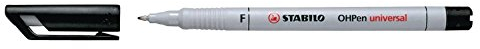 STABILO Folienstift OHPen universal, wasserlöslich, schwarz VE=1