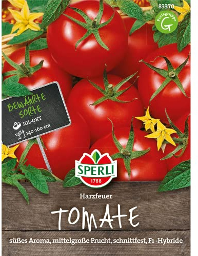 Sperli 83370 Gemüsesamen Tomaten Harzfeuer, F1, grün