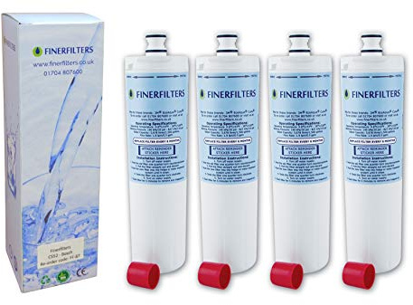 4 x Finerfilters Compatible Abode Water Filter Cartridge (AT2002 Safelock To Fit All Aquifier Taps)
