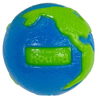 Planet Dog Orbee-Tuff Planet Ball - Hundleksak - planetboll - godisgömma - blå/grön - small