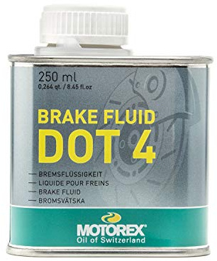 Motorex 300280 High Performance Brake Fluid Dot 4 with Optimum Braking Performance, 0.25 Liters