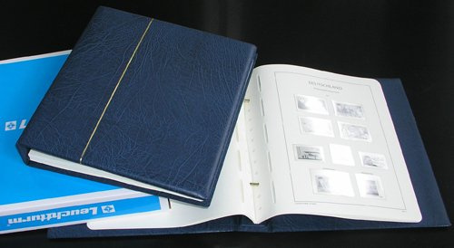 LEUCHTTURM SF Vordruckalbum BRD Bund 2010-2019 im blauen Drehstabbinder NEU!