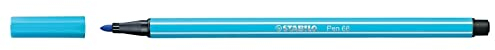 Premium-Filzstift - STABILO Pen 68 - Einzelstift - azurblau