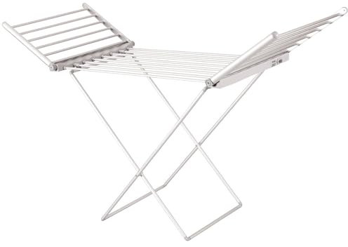 Oypla Electrical Extendable Heated Folding Clothes Horse Airer Dryer With Heated Wings