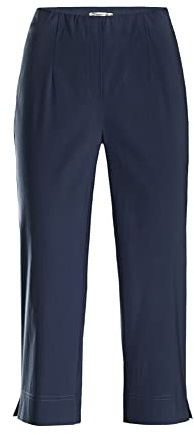 Standmann Ina-530, bekväma, stretchiga capribyxor, marinblå, 40