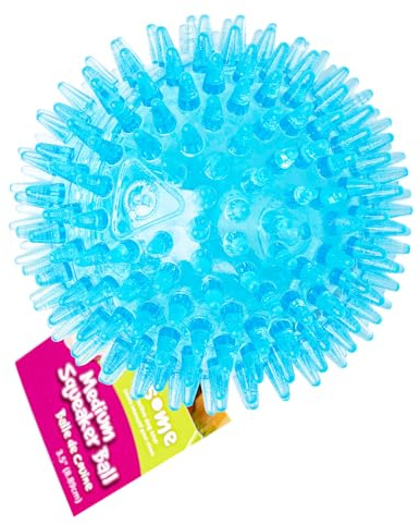 Gnawsome Mediano Squeaker Pelota para Perros, Medium 3,5 , Colores Pueden Variar