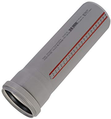 Ostendorf Tubo HT con manicotto e guarnizione in gomma, DN 90, 150 mm