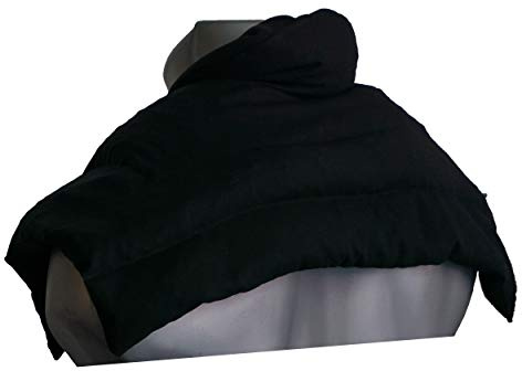 Coussin épaules et nuque avec col aux graines de lin - bleu foncé - Coussin thermique - Bouillotte pour cervicales