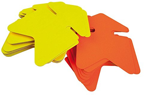 APLI 024910 10 Gamma Fluo non cancellabile, 320 x 480 mm, jaune-orange, 10 Pezzi