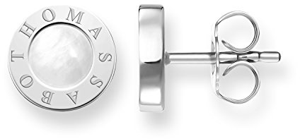 Thomas Sabo Boucles d'oreilles à tige classique blanc en argent sterling 925 H1859-029-14