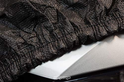 SOFTGARAGE Vollgarage Basic 3-lagig schwarz Indoor Outdoor atmungsaktiv wasserabweisend Car Cover Ganzgarage Autoplane Autoabdeckung Artikel 104050-1028A01