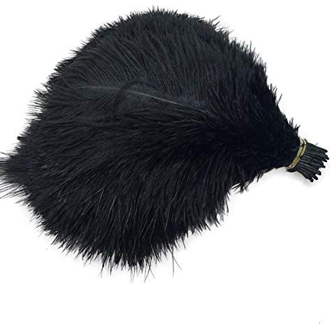 Sowder Lot de 50 plumes d’autruche naturelles de 20–25 cm pour décoration d’intérieur et de mariage