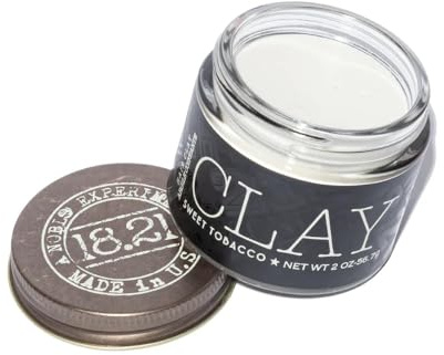 18.21 Man Made Clay - Sweet Tobacco for Men 2 oz Clay