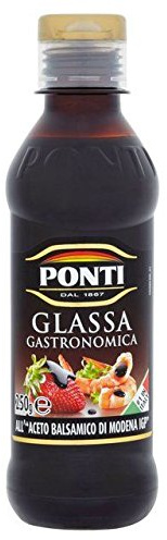 Ponti Glasur mit Balsamico Essig Modena 250g