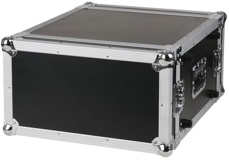 19 Rack - Flightcase 6 HE, Double Door