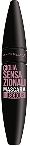 Maybelline New York Mascara Ciglia Sensazionali, Volumizzante, Effetto Ventaglio sulle Ciglia, Luscious, 9,5 ml