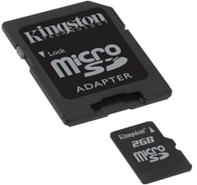 Kingston Micro Secure Digital Scheda di memoria 2GB con adattatore