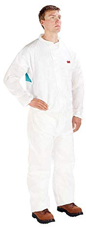 3M 4520M Tuta Protettiva, Tipo 5/6, Taglia M, Bianco/ Verde