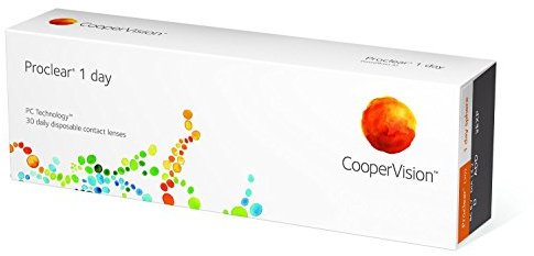 Proclear 1-Day - Lentes de contacto esféricas diarias (R 8.7 / D 14.2 / -12 Diop), Pack de 30 uds.