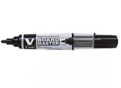 PILOT 386718 Whiteboard-Marker V BOARD MASTER, Rundspitze, schwarz