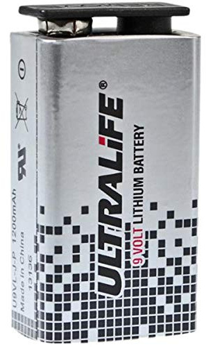 Ultralife U9VL 9 Volt Lithium Block Batterie 6AM6 9,0 Volt 1200mAh - 1 Stück
