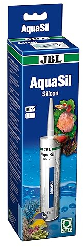 JBL AquaSil 6139300 Spezialsilikon für Aquarien und Terrarien, 310 ml, schwarz