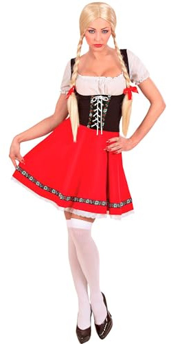 W WIDMANN MILANO Party Fashion - Costume Bavaroise, Heidi, robe traditionnelle, fête de la bière, fête populaire, déguisements de carnaval
