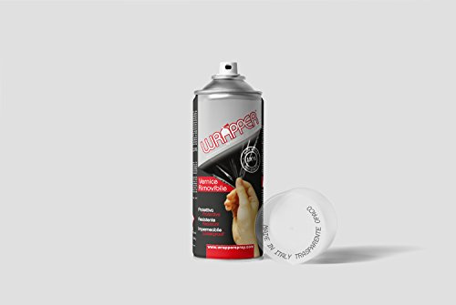 Spray paint can wrapper by hqs transparent matte (400ml) - removable