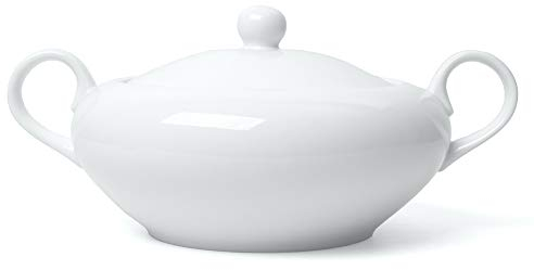 Holst Porzellan Sopera de Porcelana 2,5 l, Blanco, 25.3 cm
