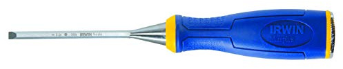 IRWIN Tools Marples Construction Chisel, 1/4-inch (1768772), Blue
