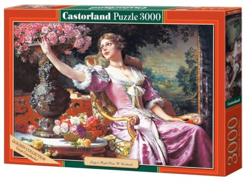 Castorland C-300020 - PUZZLE 3000 TEILE - LADY IN THE PURPLE DRESS, W. CZACHÓRSKI