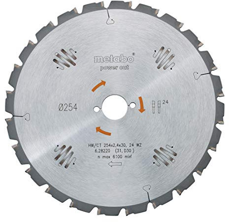 Metabo Kreissägeblatt HW/CT 230 x 30,18FZ/FA 10 Grad, 628010000