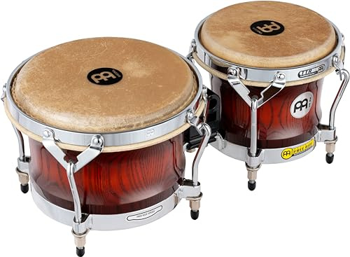 Meinl Percussion WB500AMB Free Ride Series Woodcraft Bongos, Antique Mahogany Burst