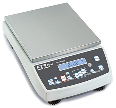 KERN Selbsterklärende Zählwaage mit Laborgenauigkeit, Zählauflösung 320.000 Punkte, 3,6 kg Wägebereich, 0,01 g Ablesbarkeit, 0,01 g Reproduzierbarkeit, 0,05 g Linearität