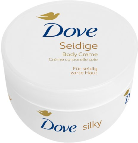 Dove Body Silk Body Cream for Dry Skin 300 ml Pack of 4