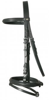 PFIFF Trensenzaum Pony, schwarz