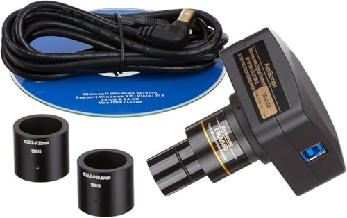 Amscope MU503 5 MP USB3.0 Live in tempo reale video microscopio digitale fotocamera