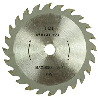 TCT Sägeblatt, 24 Zähne, 85mm für Mini Handkreissäge