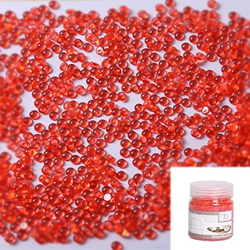 Deko Tautropfen ca. 9600 Stück (1280 g) Raindrops Steine Acryl Perlen Tischdeko Hochzeit Hochzeitsdeko Orange (8 Dosen)
