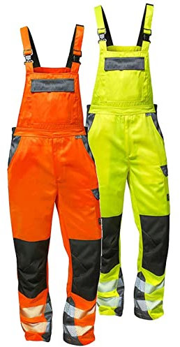 Elysee® Warnschutz Latzhose - 102 Neonorange, Neongelb