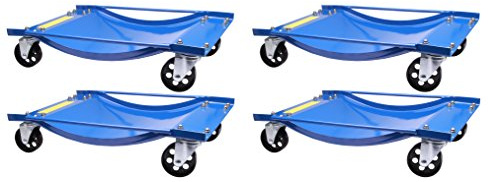 4 Chariots de manutention pour Voiture Chariot de Visite 450kg