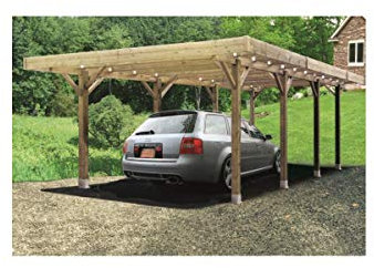 SOLID SUPERIA Carport Bois 500 x 600 x 273 cm S7724